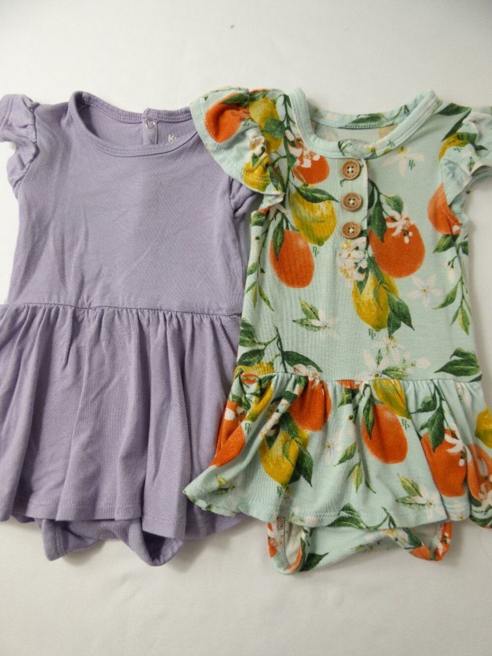 Posh Peanut & Kyte Baby Bamboo Dress Set, Size 3-6 Months